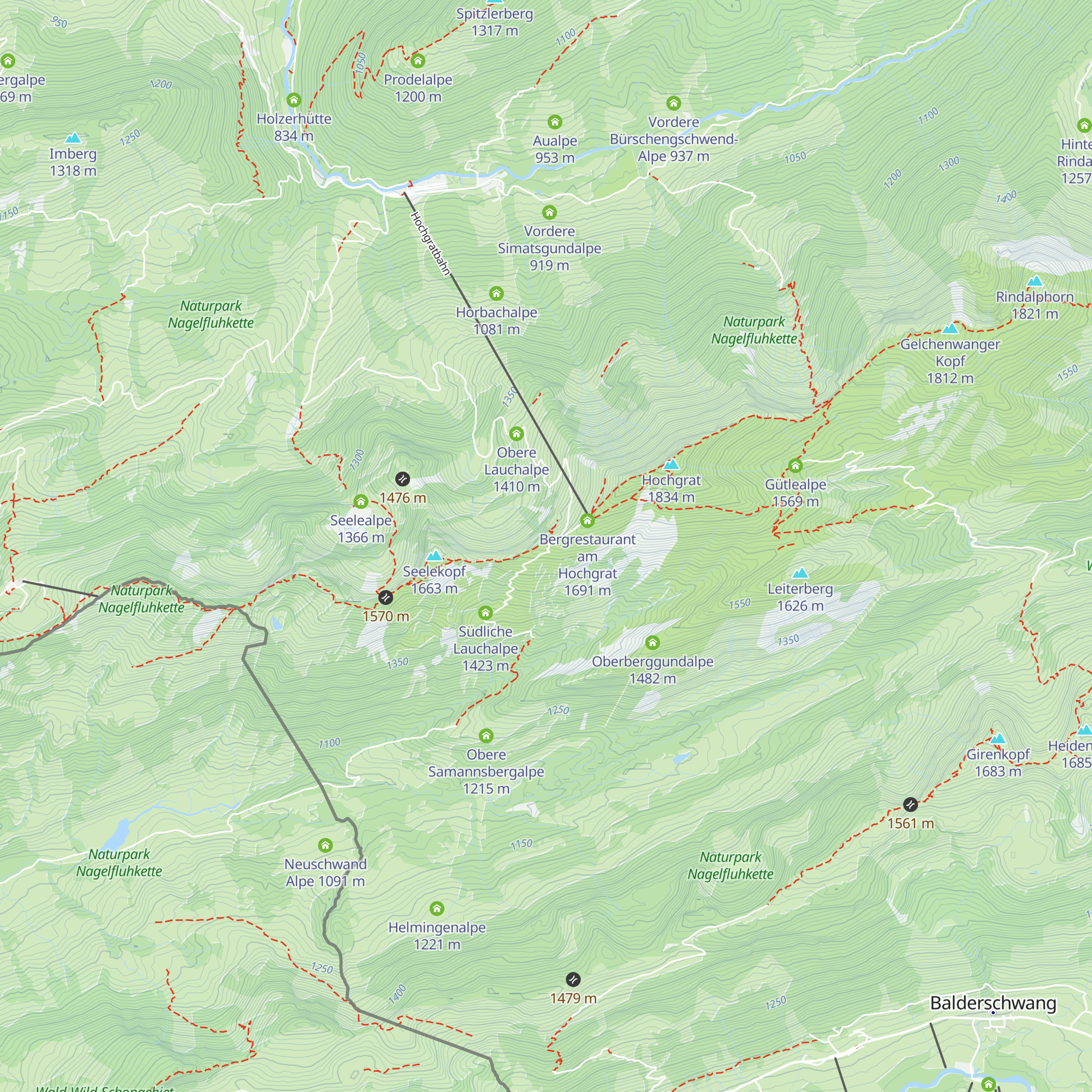 Morgenalpe map