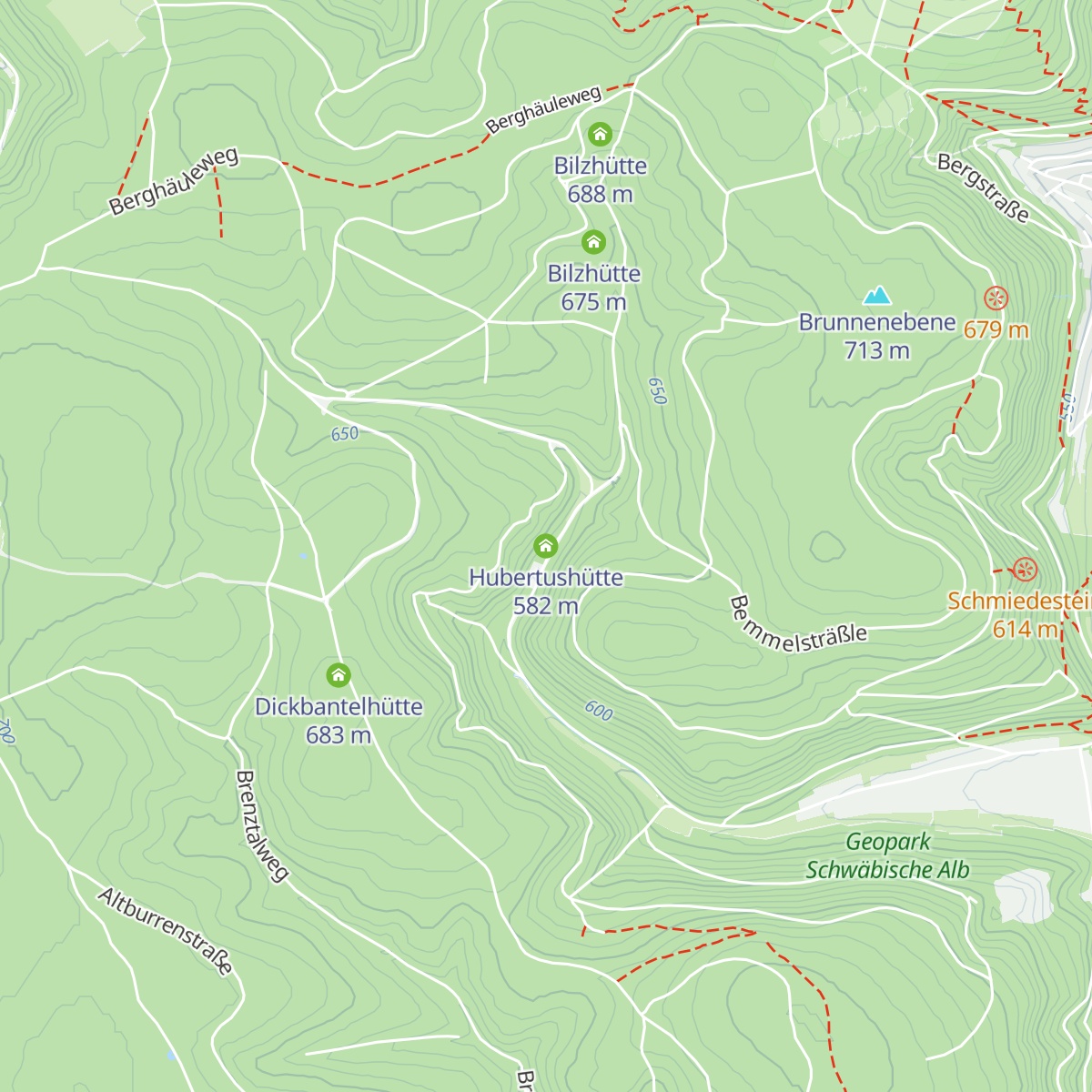 Hubertushütte map