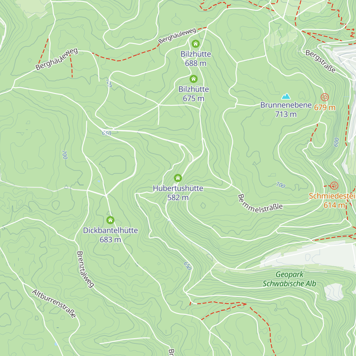 Hubertushütte map