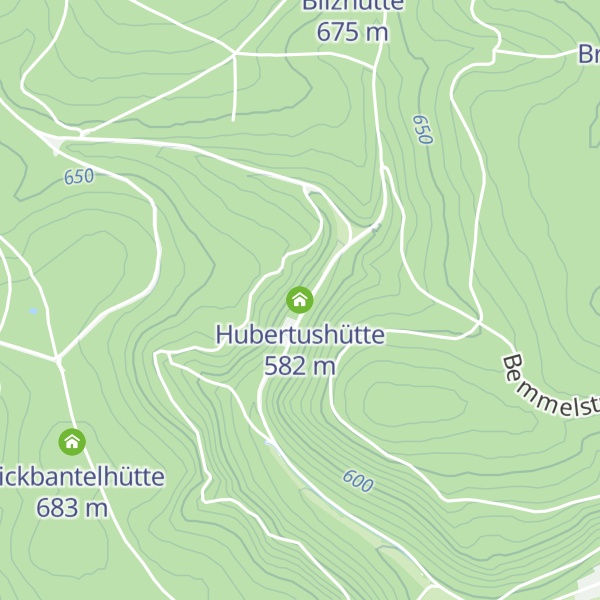 Map of Hubertushütte