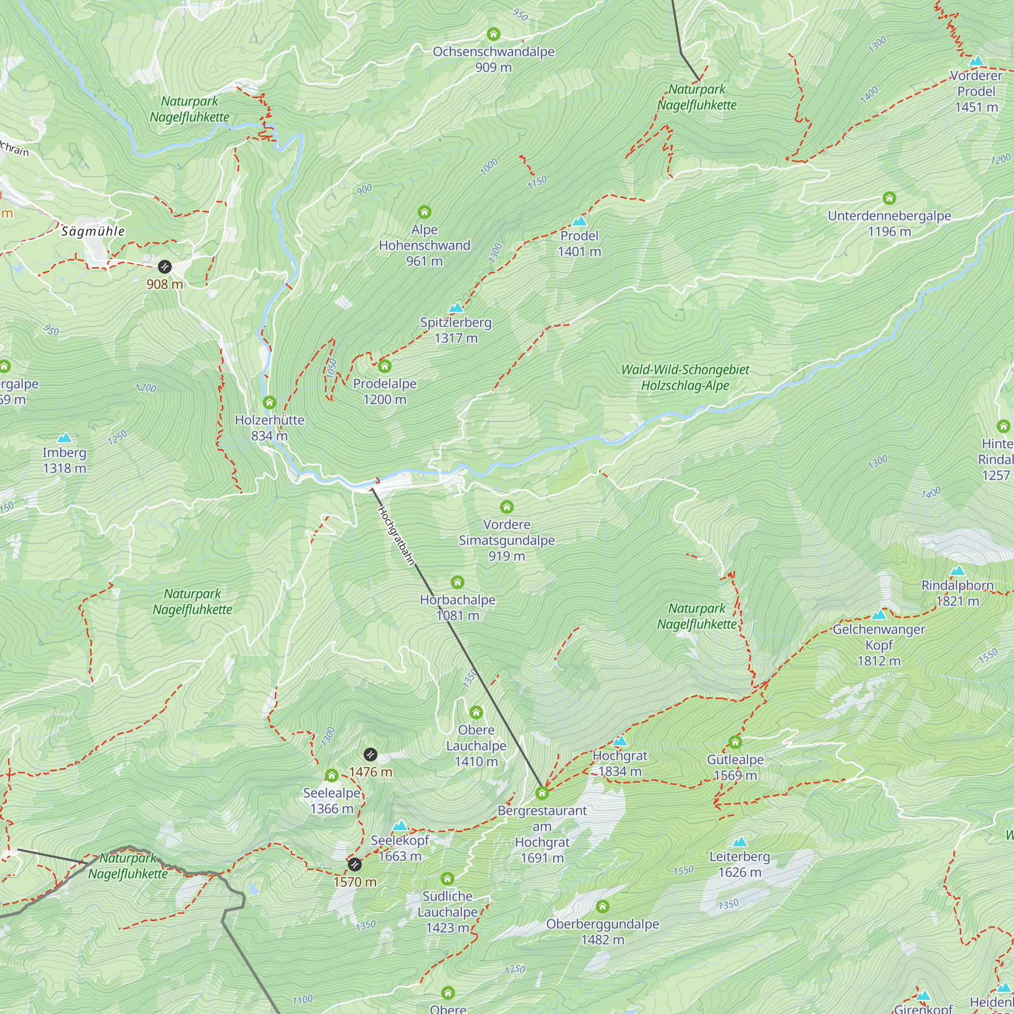 Vordere Simatsgundalpe map