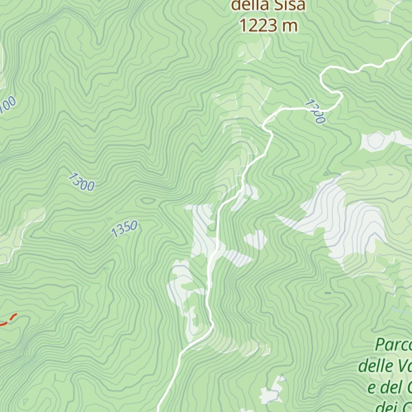 Map of Monte Quadro