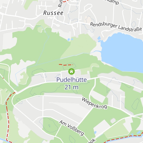 Map of Pudelhütte