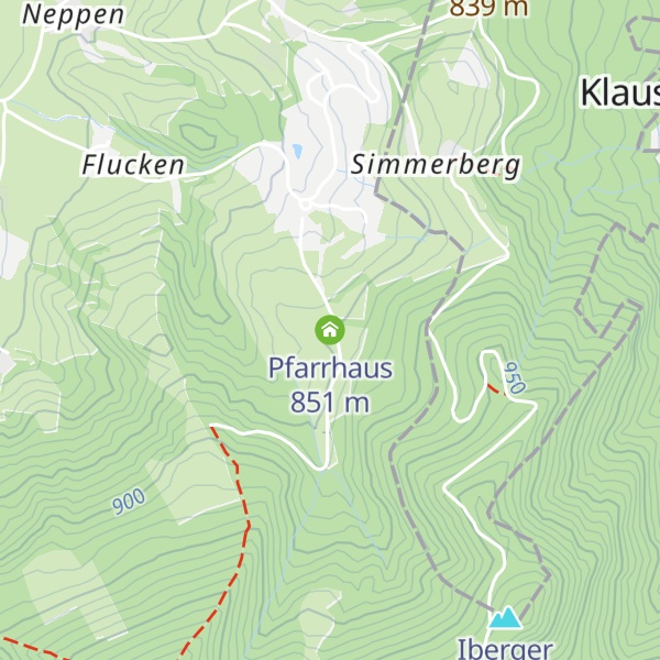 Map of Pfarrhaus