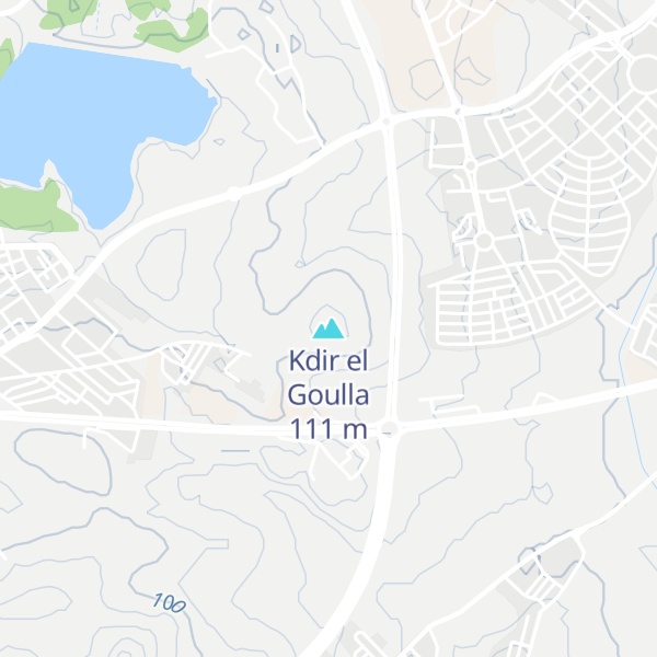 Map of Kdir el Goulla