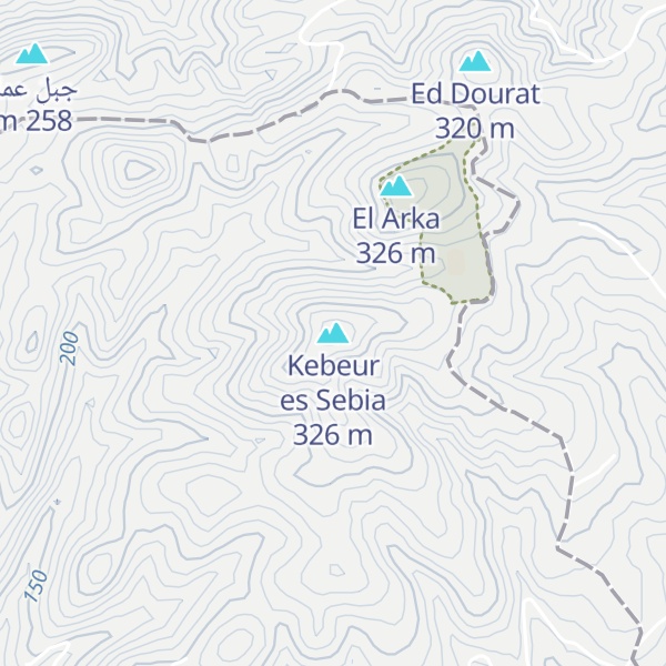 Map of Kebeur es Sebia