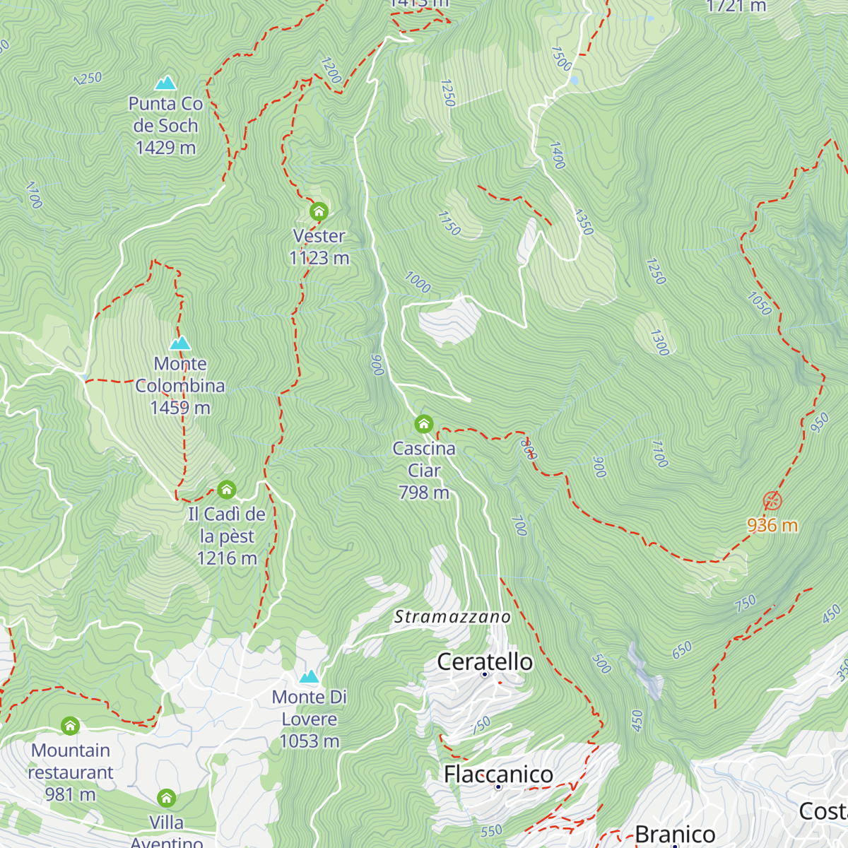 Cascina Ciar map