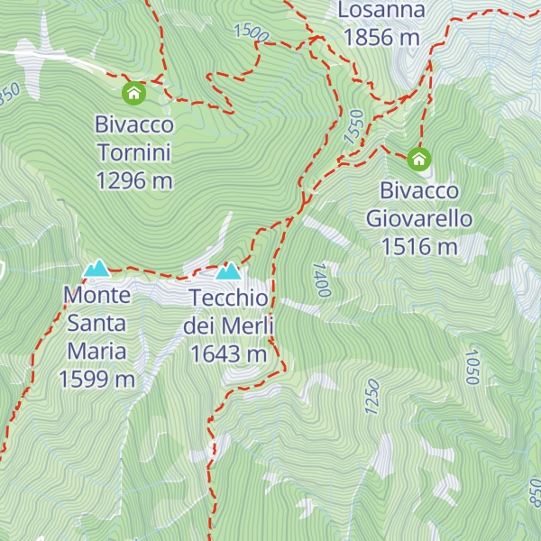 Map of Capanna