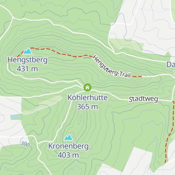Map of Köhlerhütte
