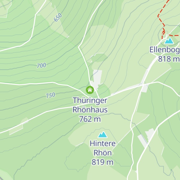 Map of Thüringer Rhönhaus