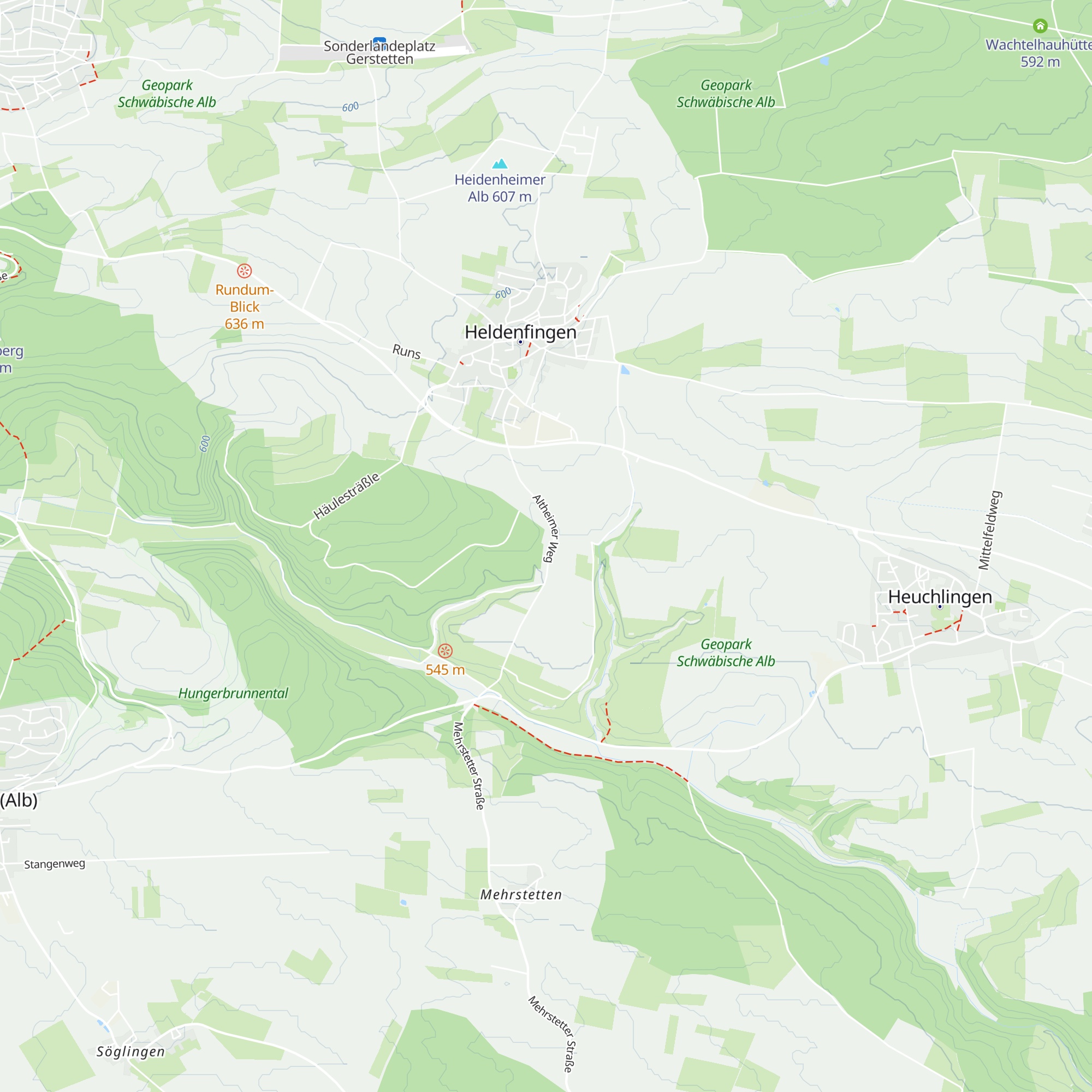 Heuweghütte map