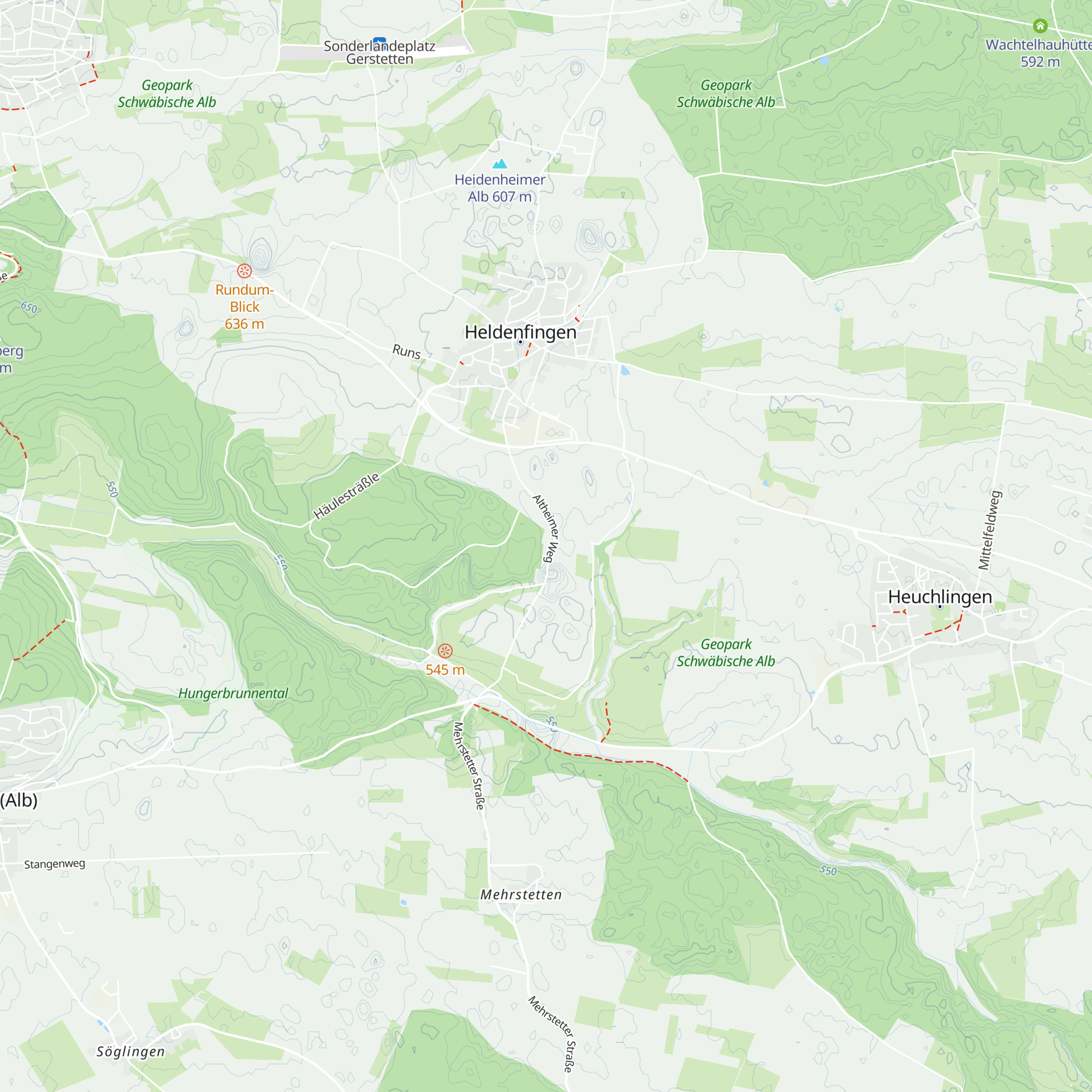 Heuweghütte map