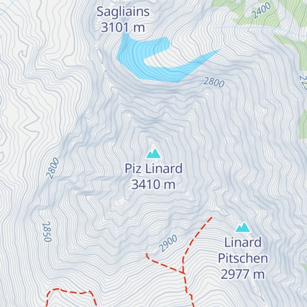 Map of Piz Linard
