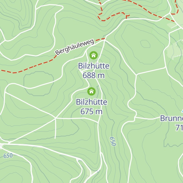 Map of Bilzhütte