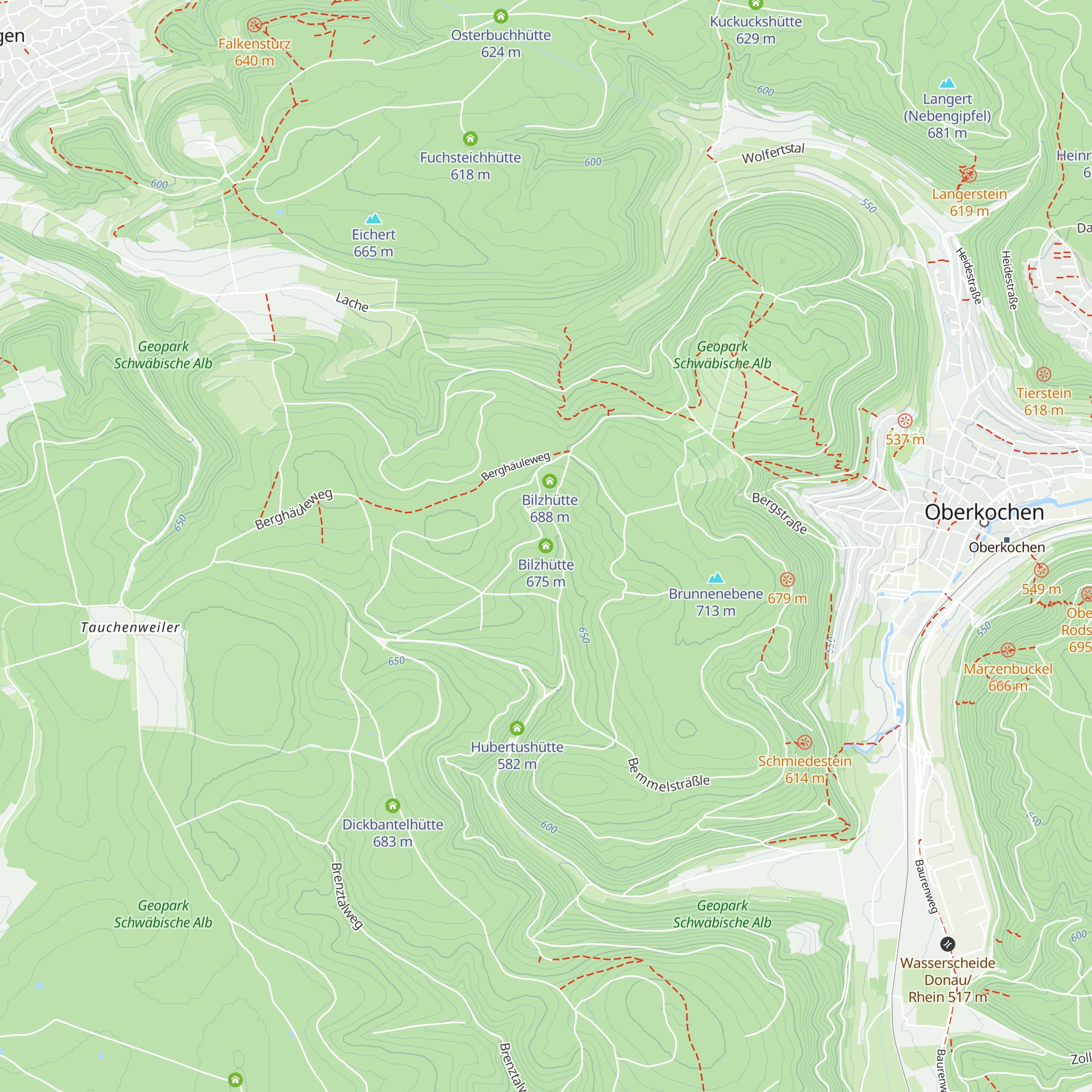 Bilzhütte map