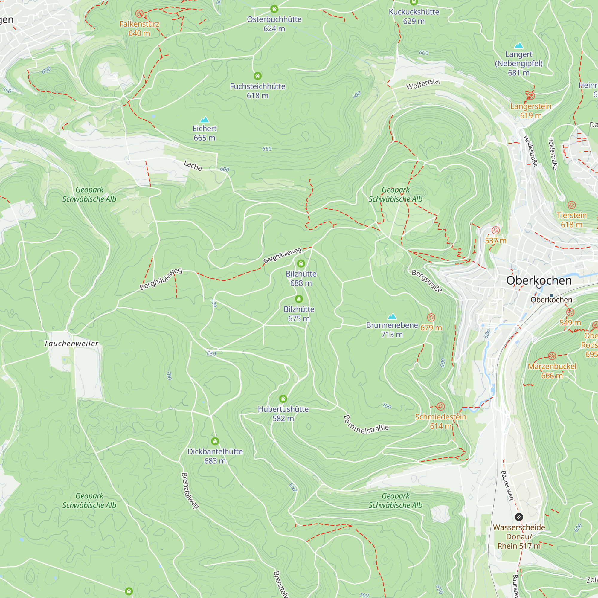 Bilzhütte map