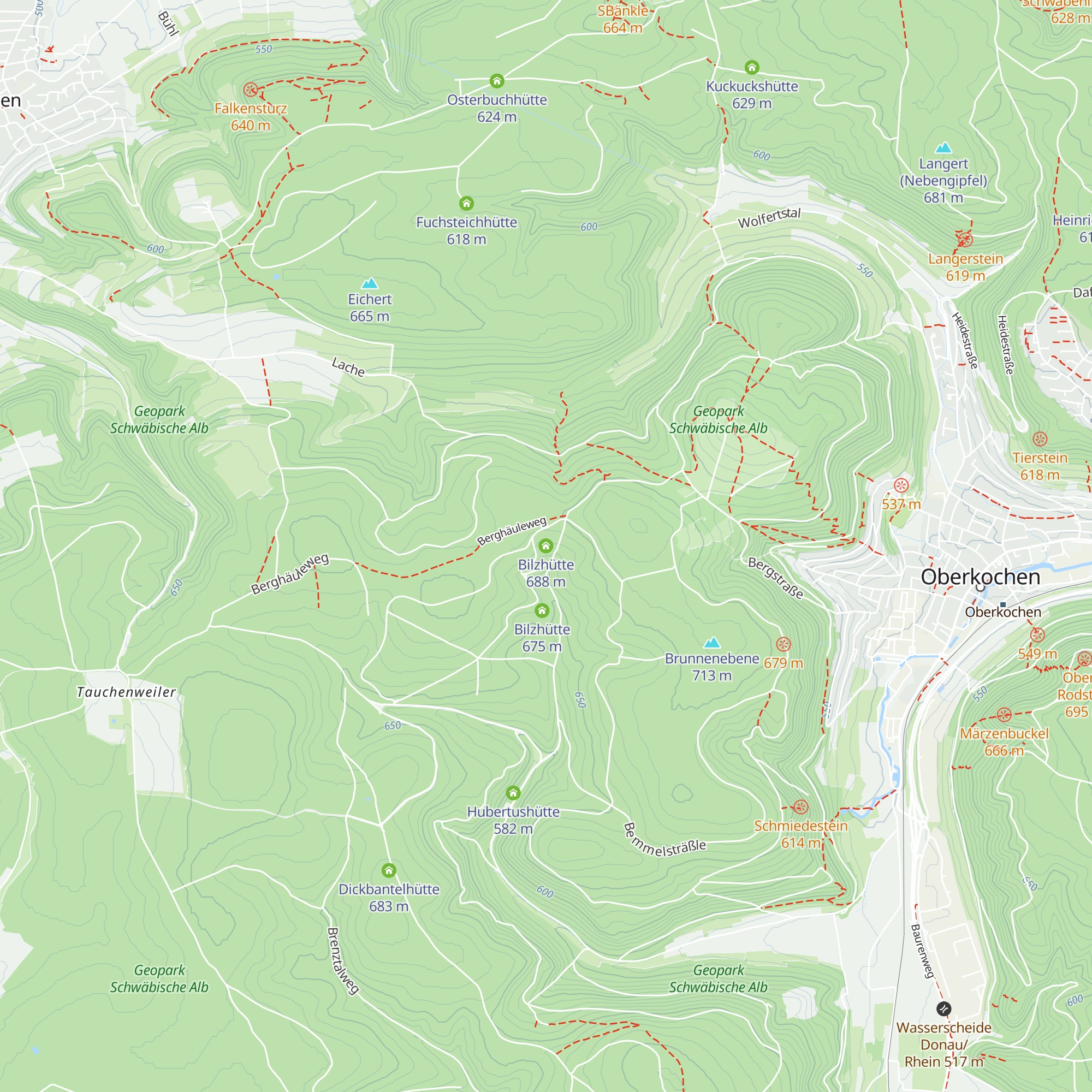 Bilzhütte map