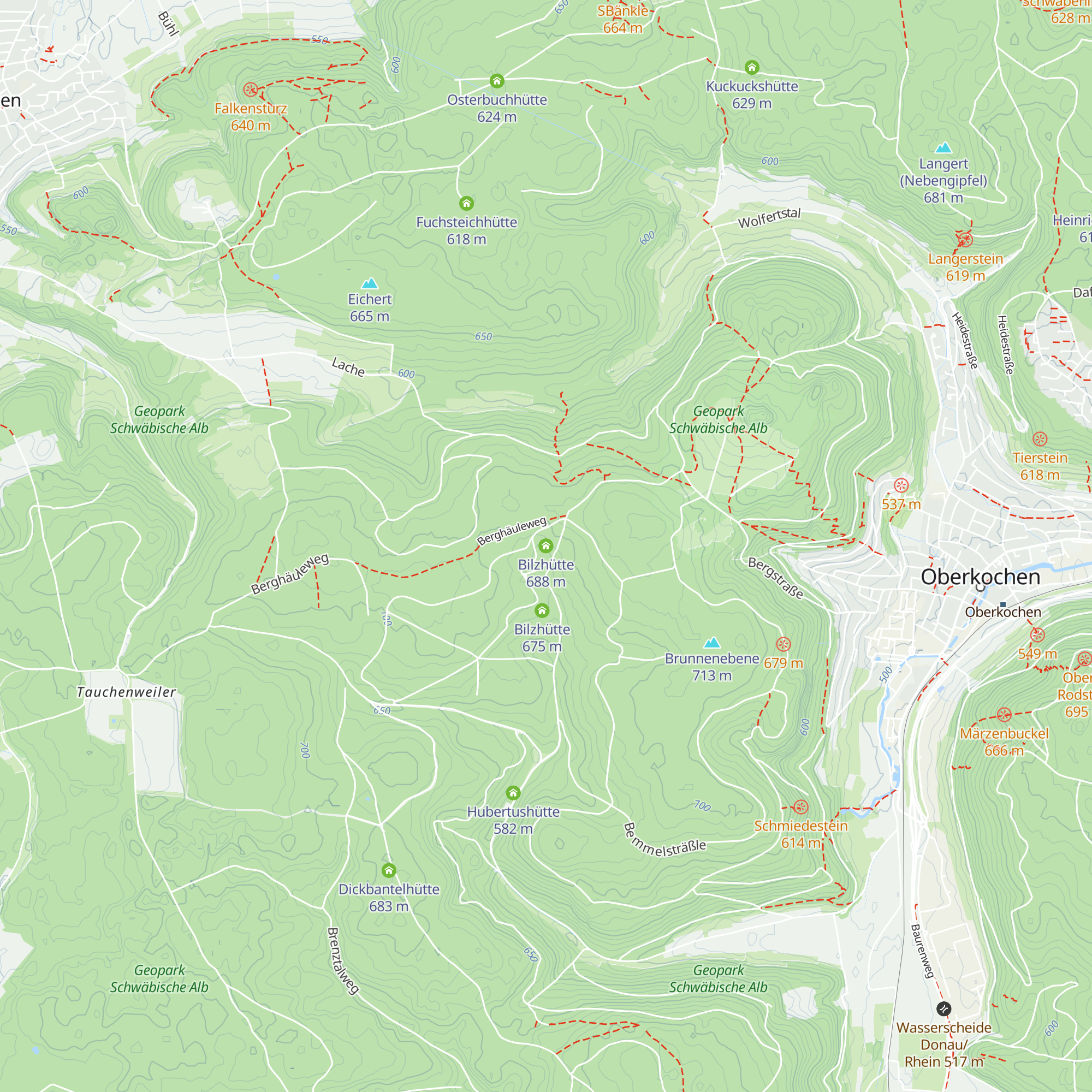 Bilzhütte map