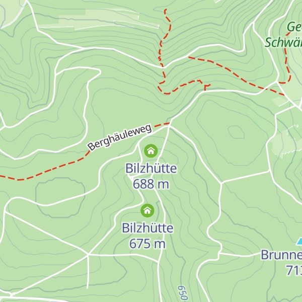 Map of Bilzhütte