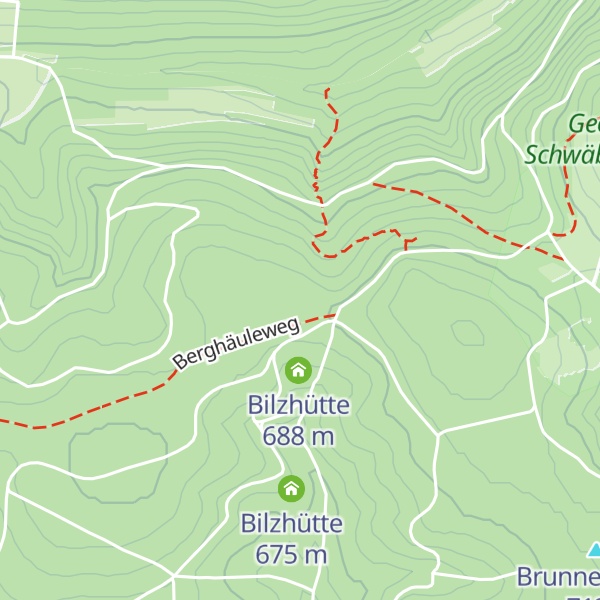 Map of Bilzhütte