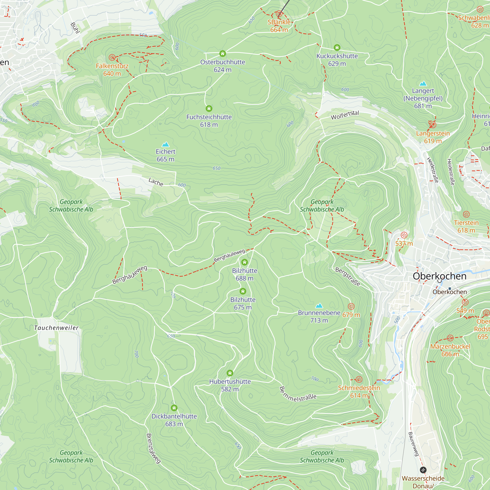 Bilzhütte map