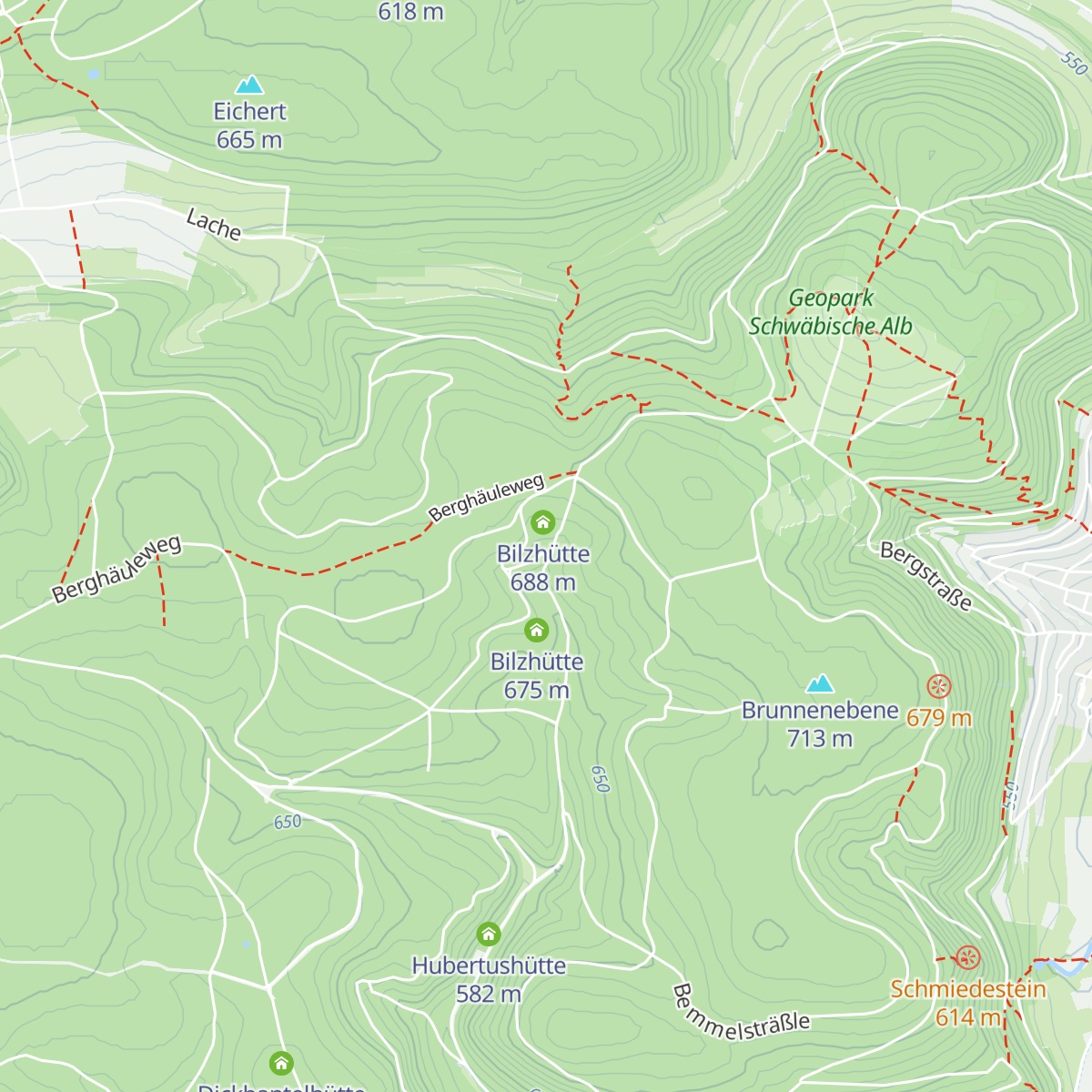 Biltz-Hütte map