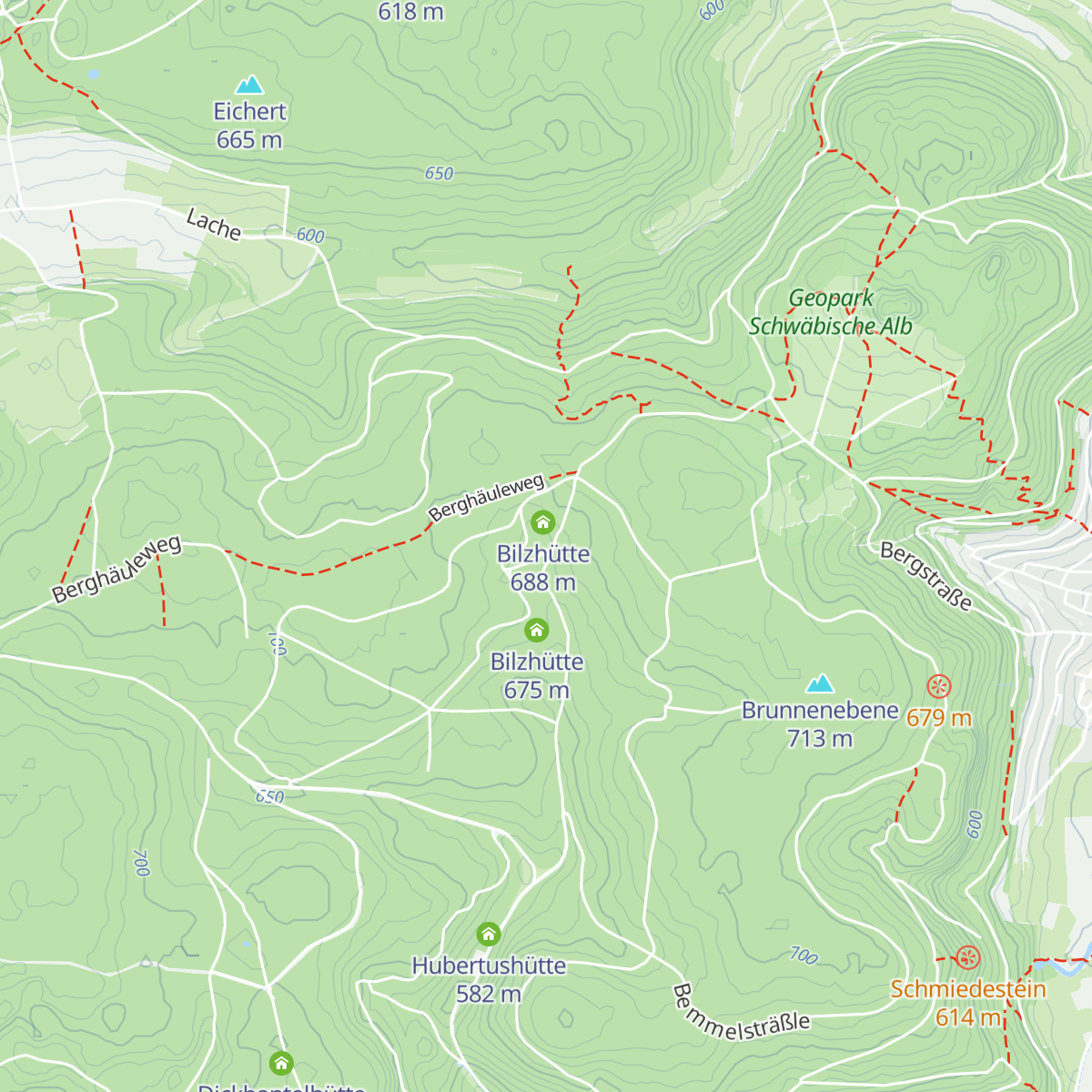 Biltz-Hütte map