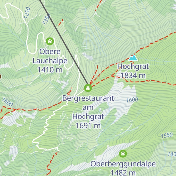 Map of Bergrestaurant am Hochgrat