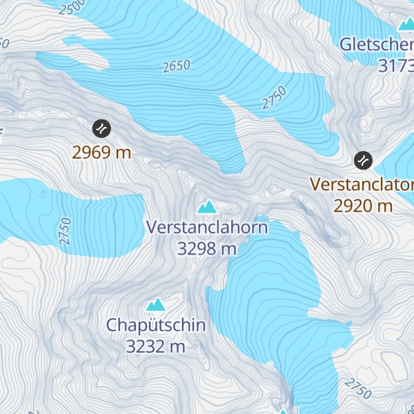 Map of Verstanclahorn