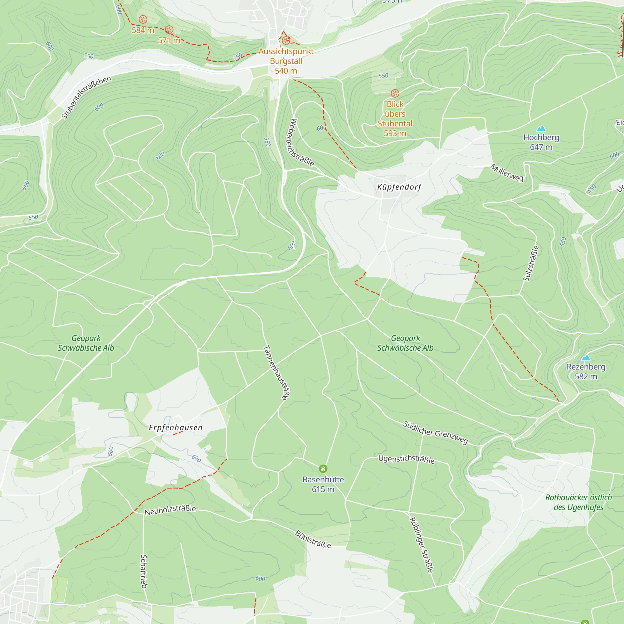 Sachsenhardthütte map