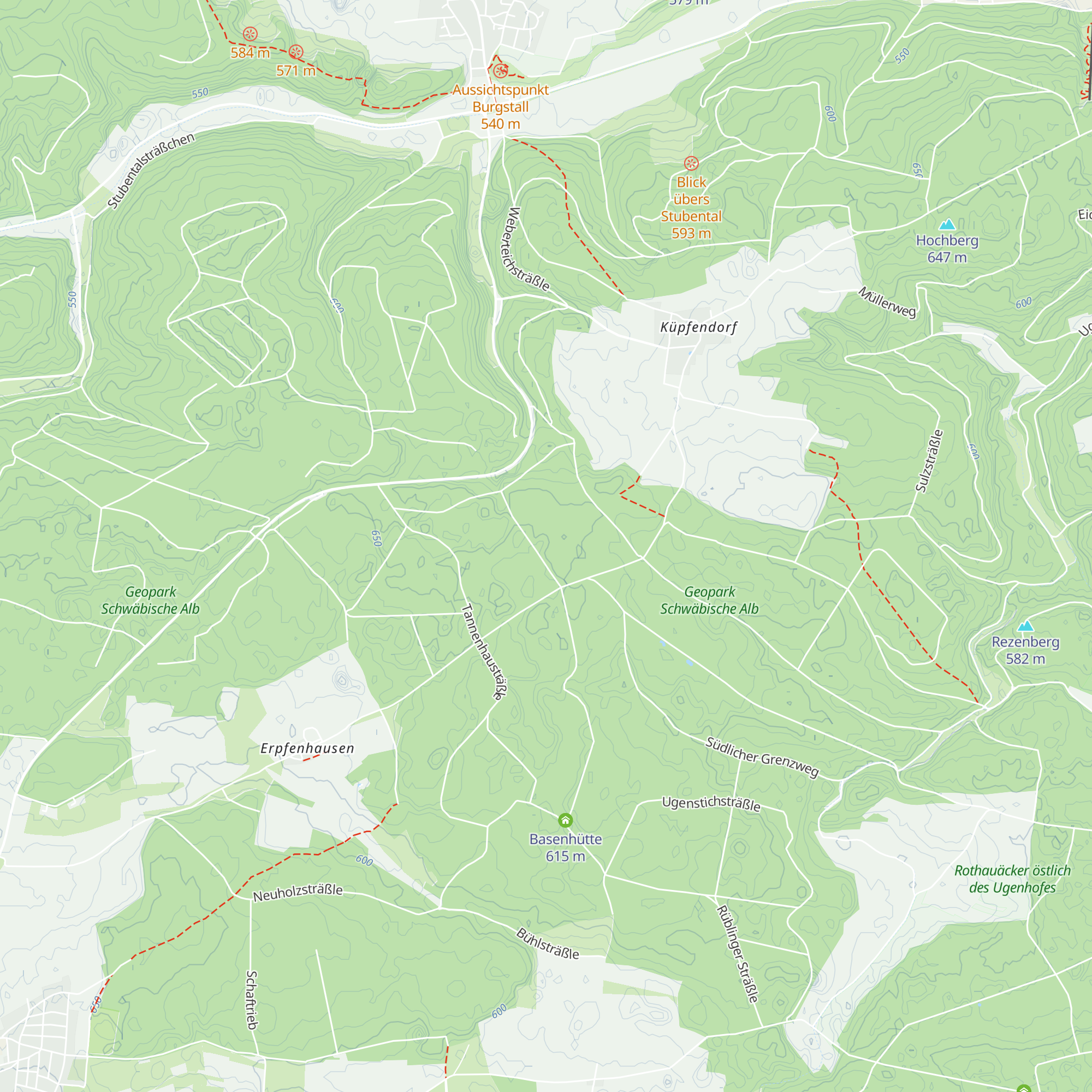 Sachsenhardthütte map
