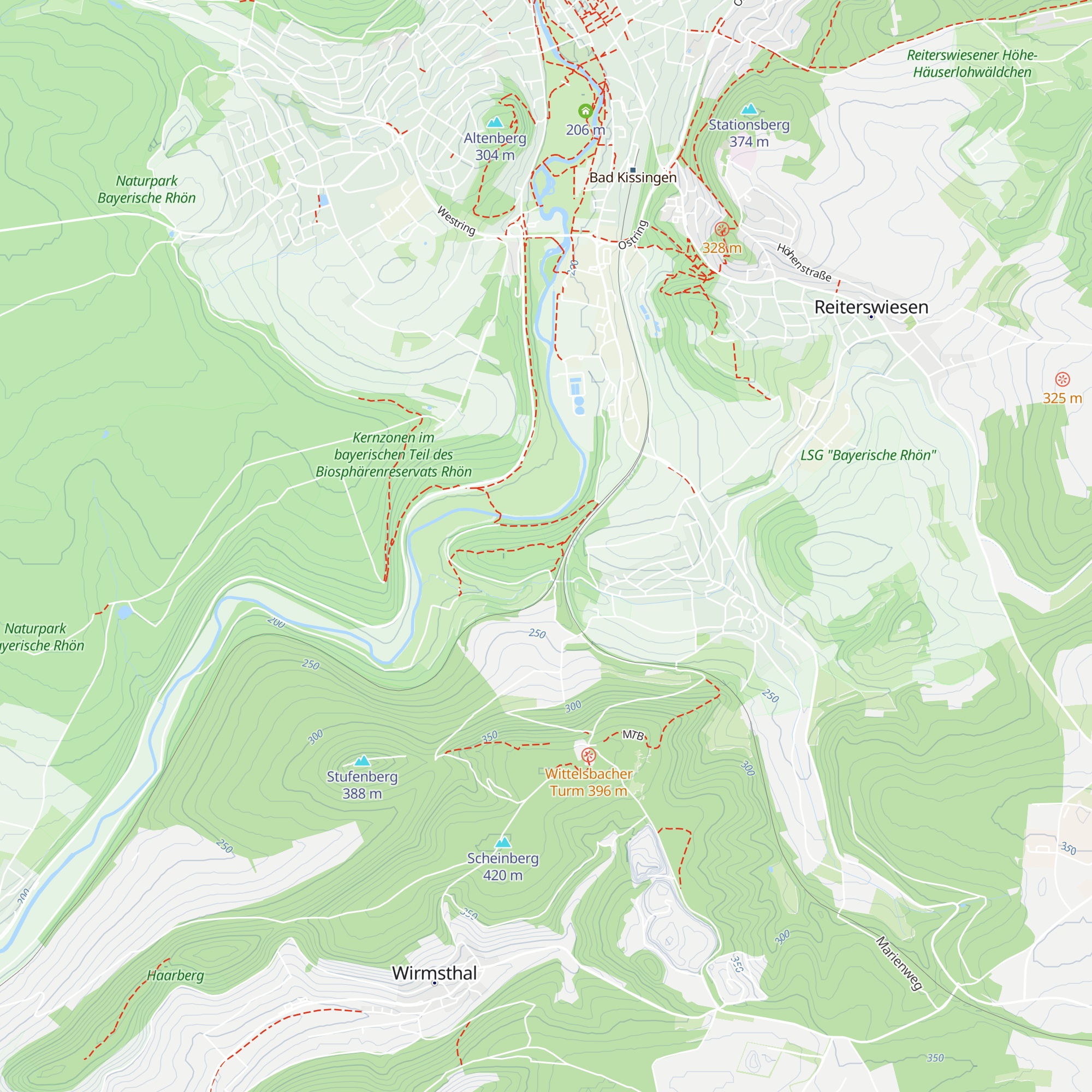Eiringsburgshütte map