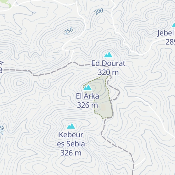 Map of El Arka