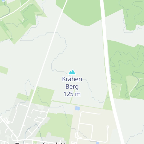 Map of Krähen Berg