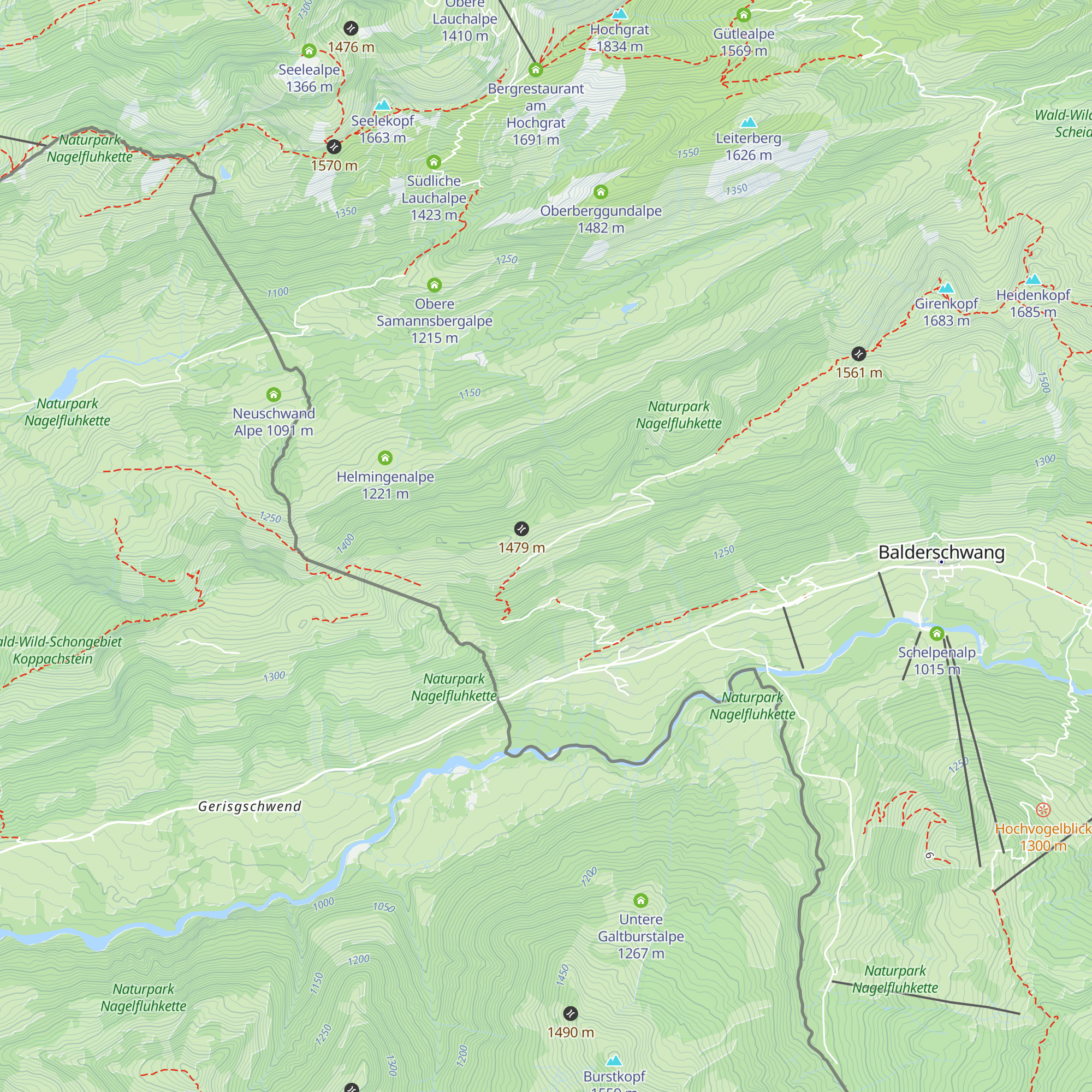 Vordere Stillbergalpe map