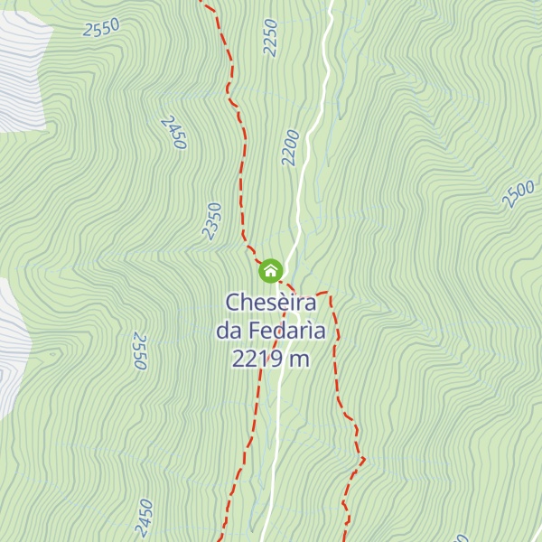 Map of Chesèira da Fedarìa