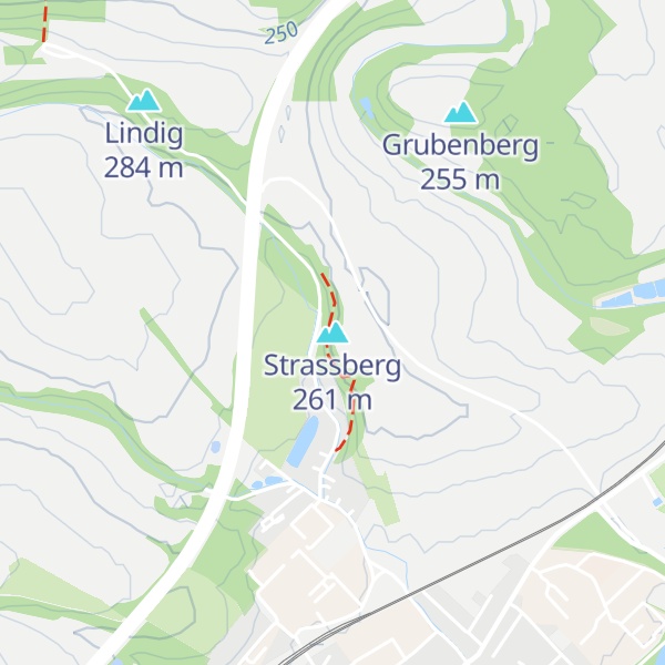 Map of Strassberg