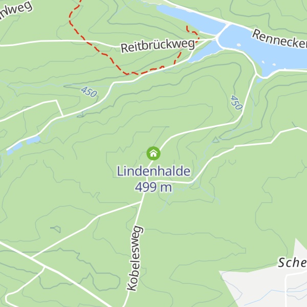 Map of Lindenhalde