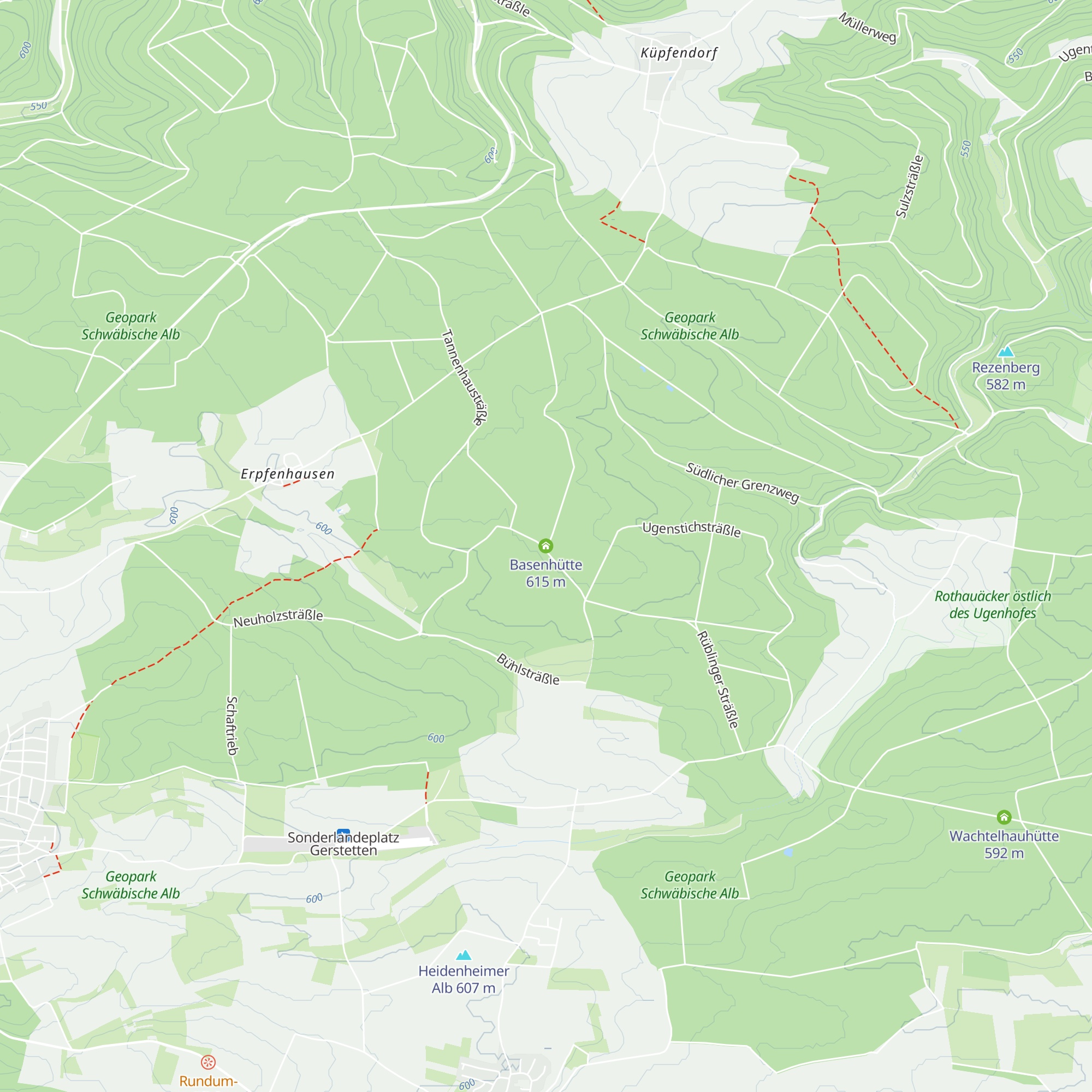 Basenhütte map