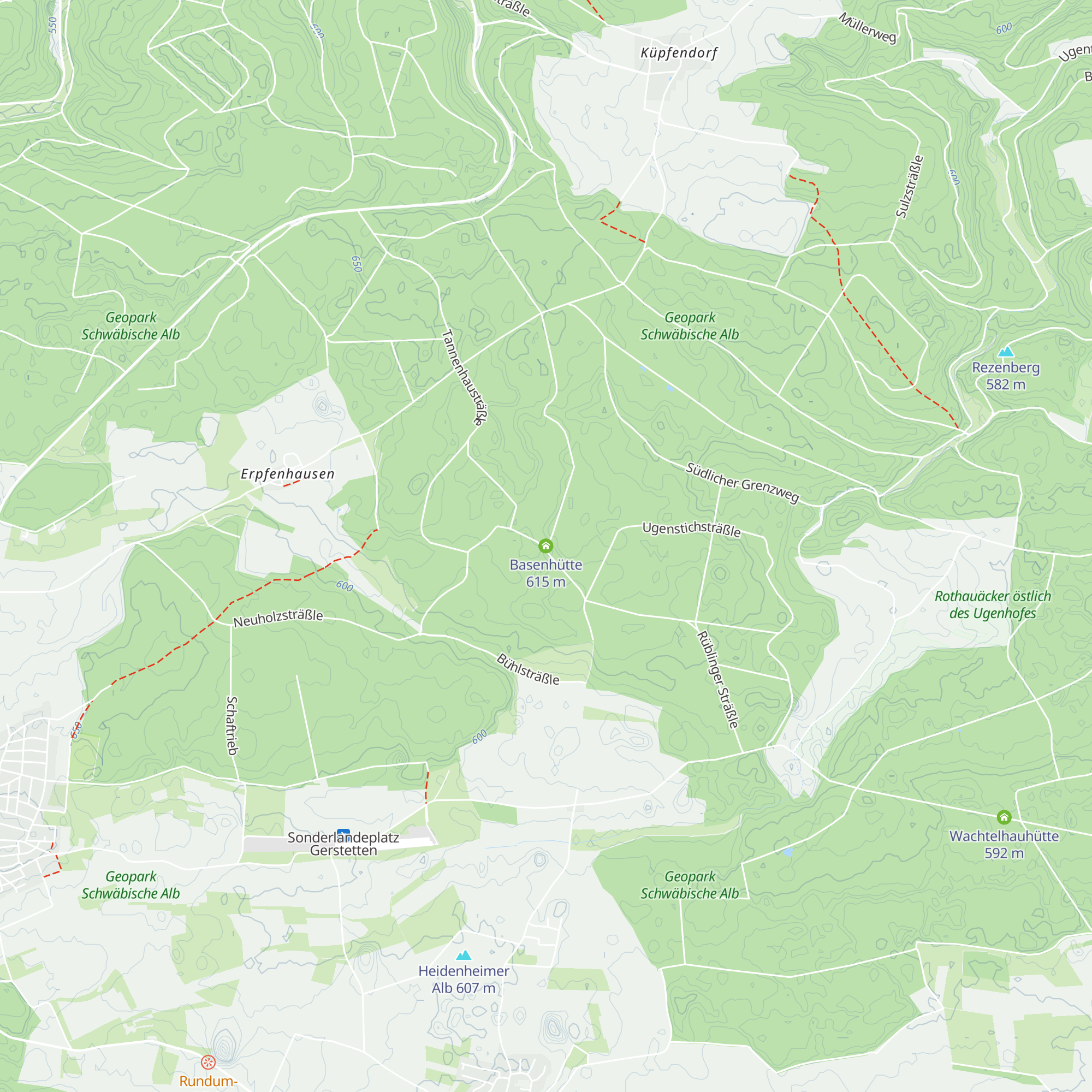 Basenhütte map