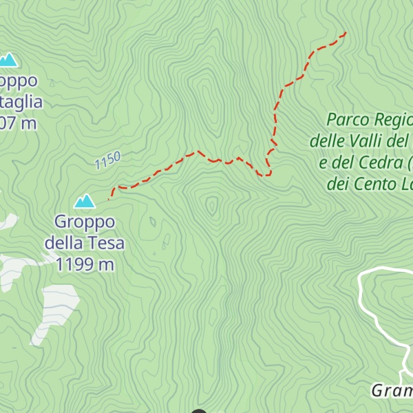 Map of Monte Aguzzo