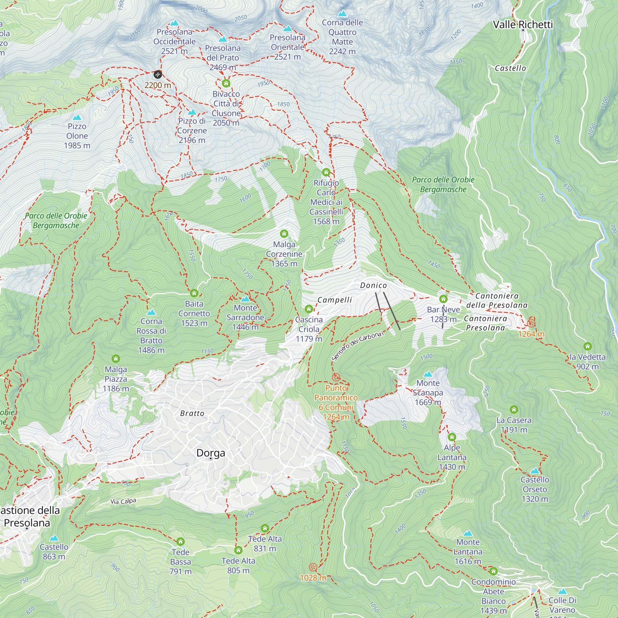 Cascina Criola map