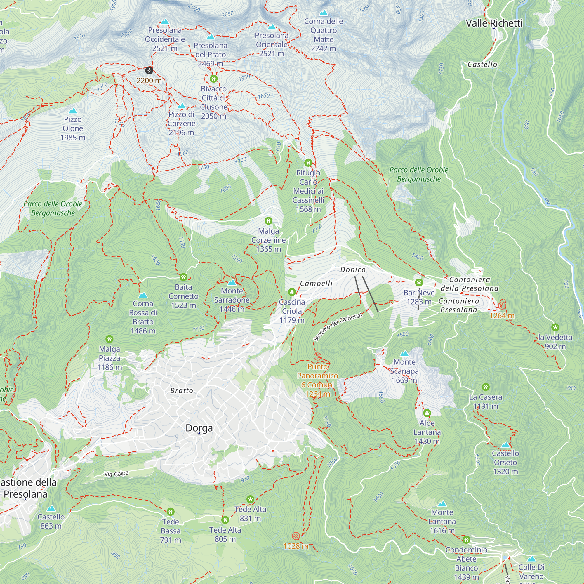 Cascina Criola map