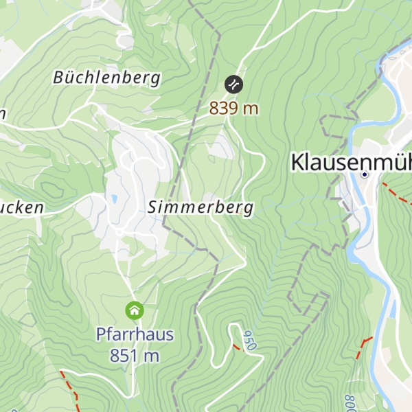 Map of Simmerberg Chapel