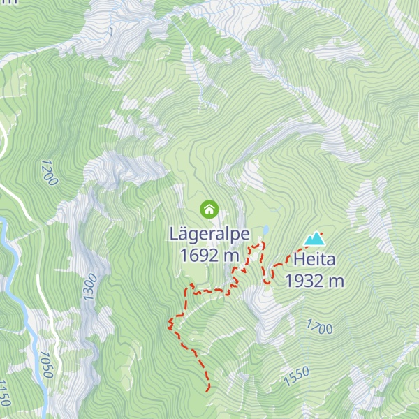 Map of Lägeralpe