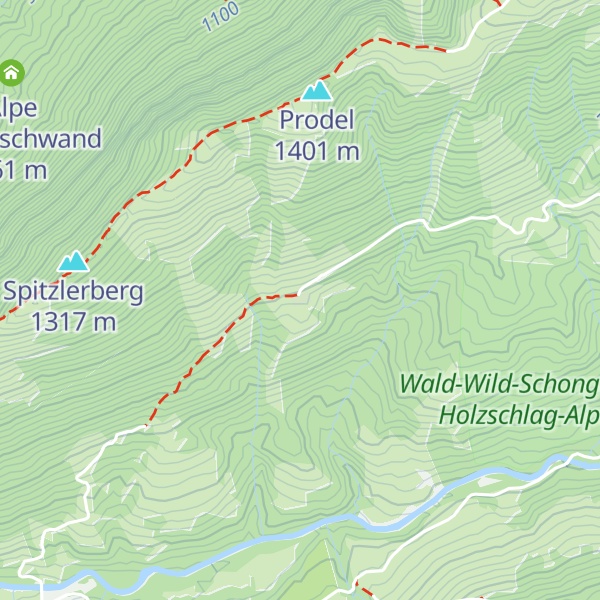 Map of Untere Schwarzenbergalpe
