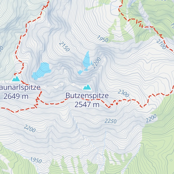 Map of Butzenspitze