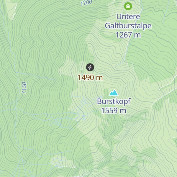 Map of Gmeiners Burstalpe