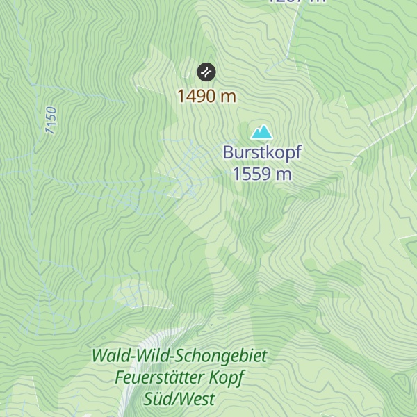 Map of Gmeiners Burstalpe