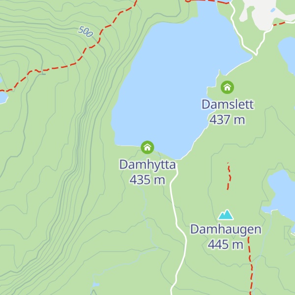 Map of Damhytta